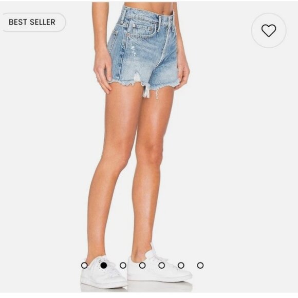 Agolde Parker Cut Off Shorts - Size 26 - Picture 5 of 6